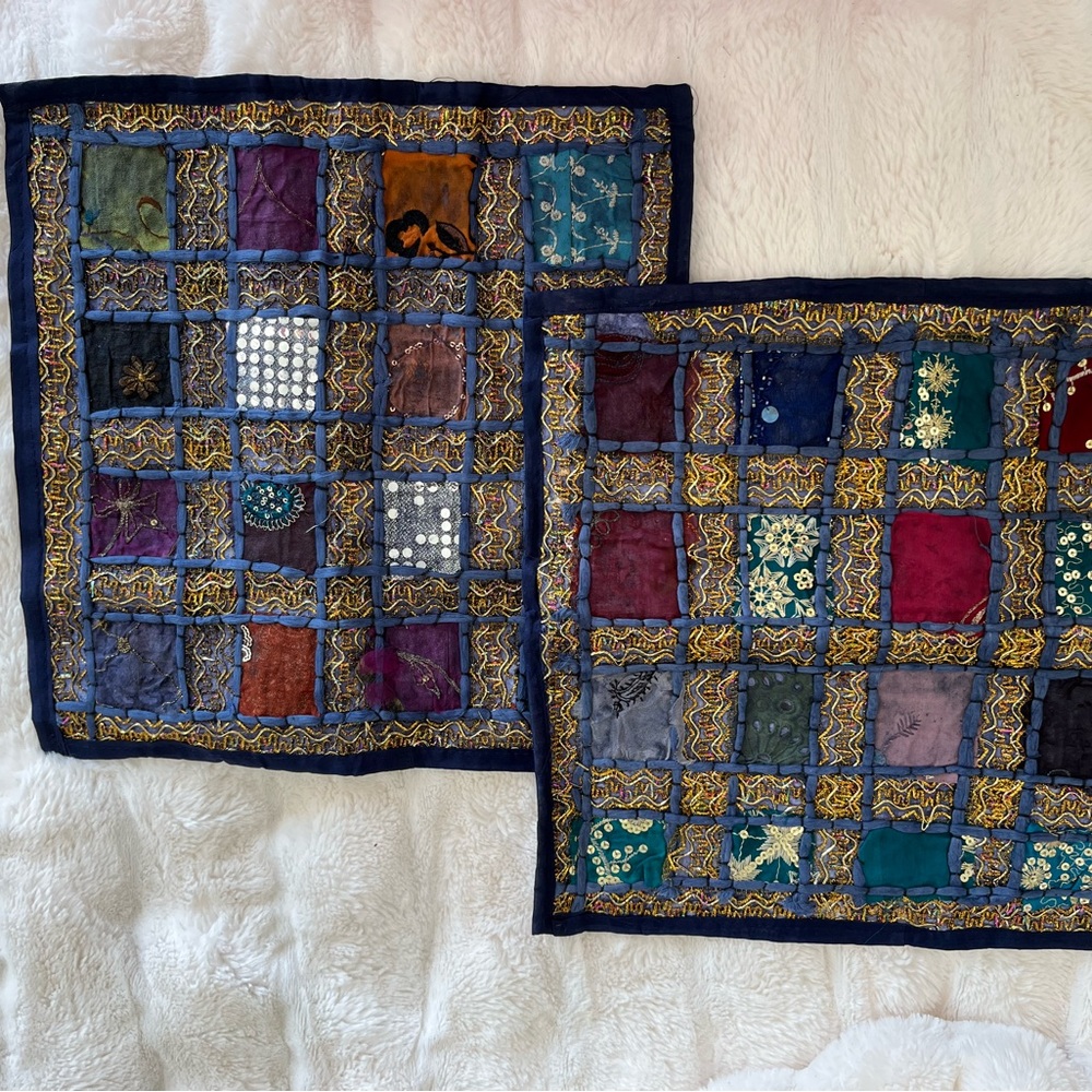 Decorative throw pillow cases (pair)